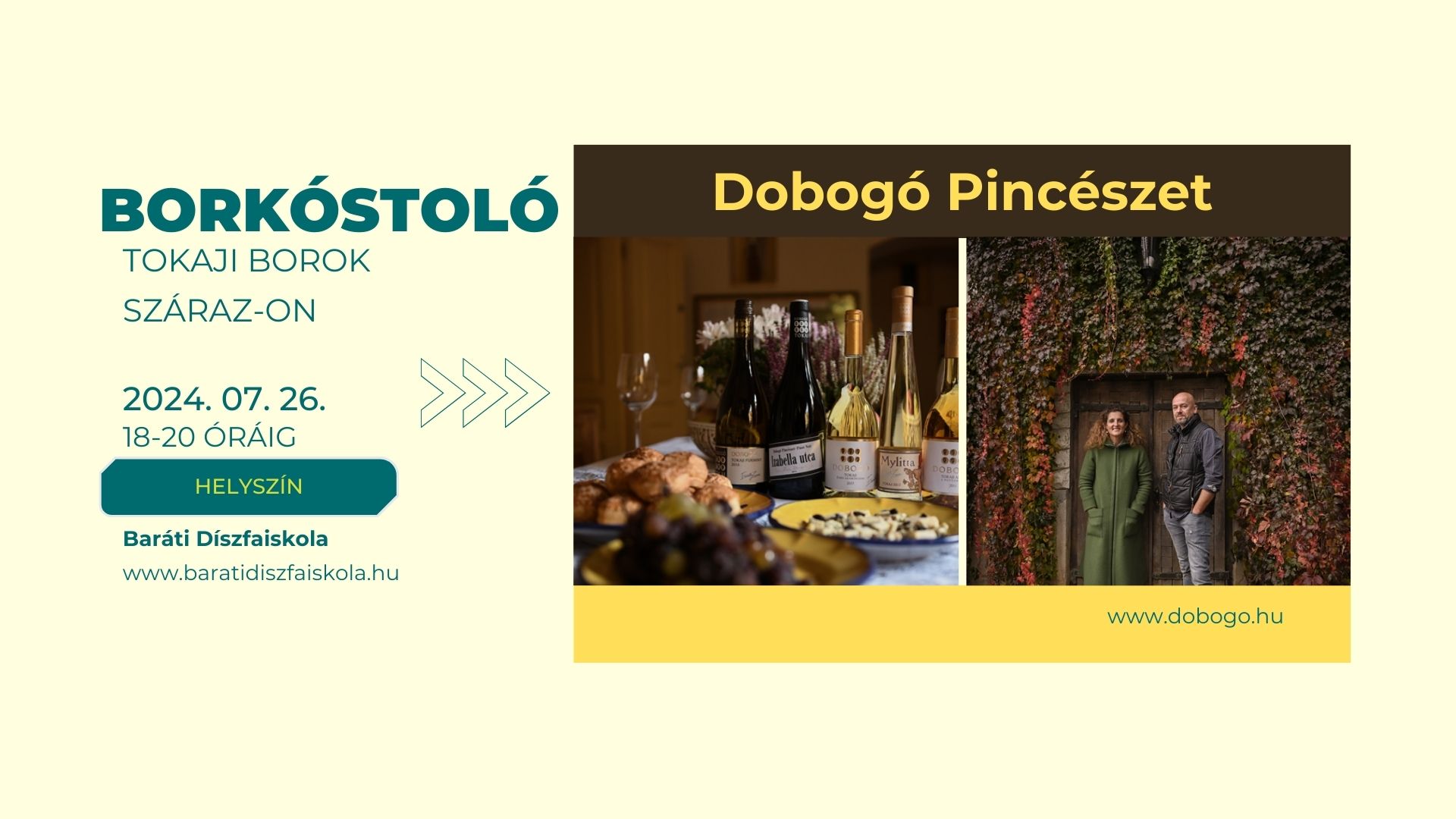 Borkóstoló a Dobogó pincészettel