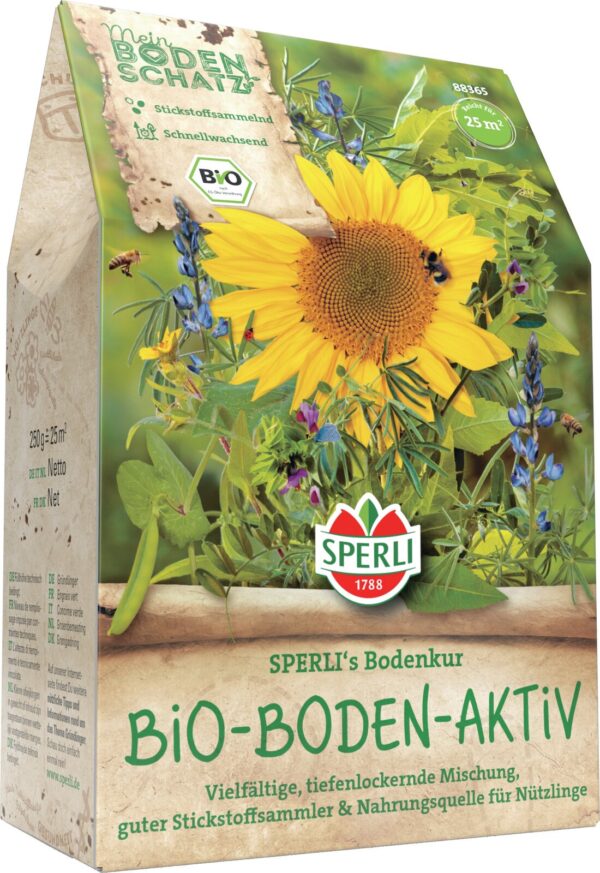 BIO Talajkúra - Nitrogénmegkötő és talajlazító zöldtrágya keverék / Sperli