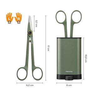 FISKARS Urban Gardening virágolló tárolóval